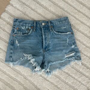 Agolde parker jean shorts